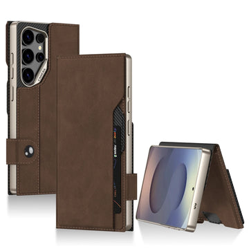 Ultra-Safe Frosted PC Case for for S25 Ultra with Dual Card Slots