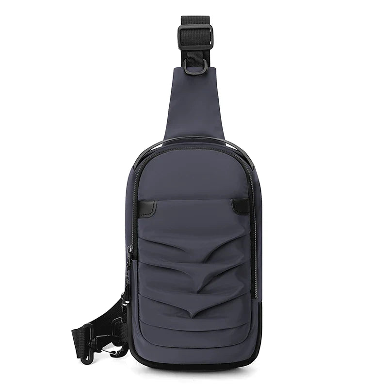 Small Batch  Men's Chest Bag Waterproof Nylon Cloth Shoulder Bag