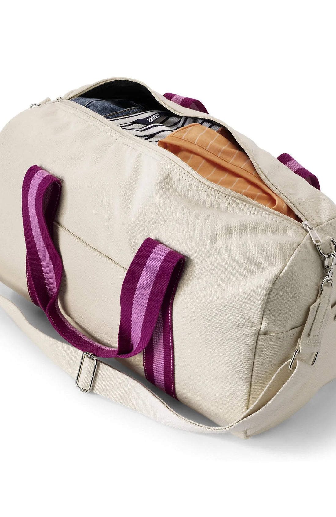 Unisex Waxed Canvas Travel Duffel Bag