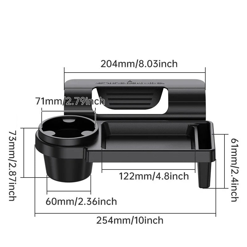 Multifunctional Car Tray & Cup Holder Extender