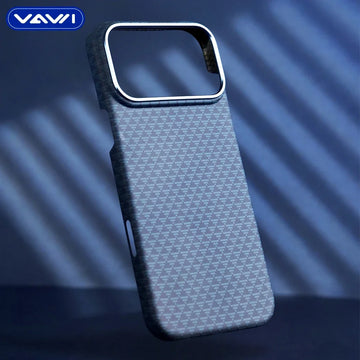 VAWI B343 Triangular Carbon Fiber Magnetic Phone case for iPhone 17