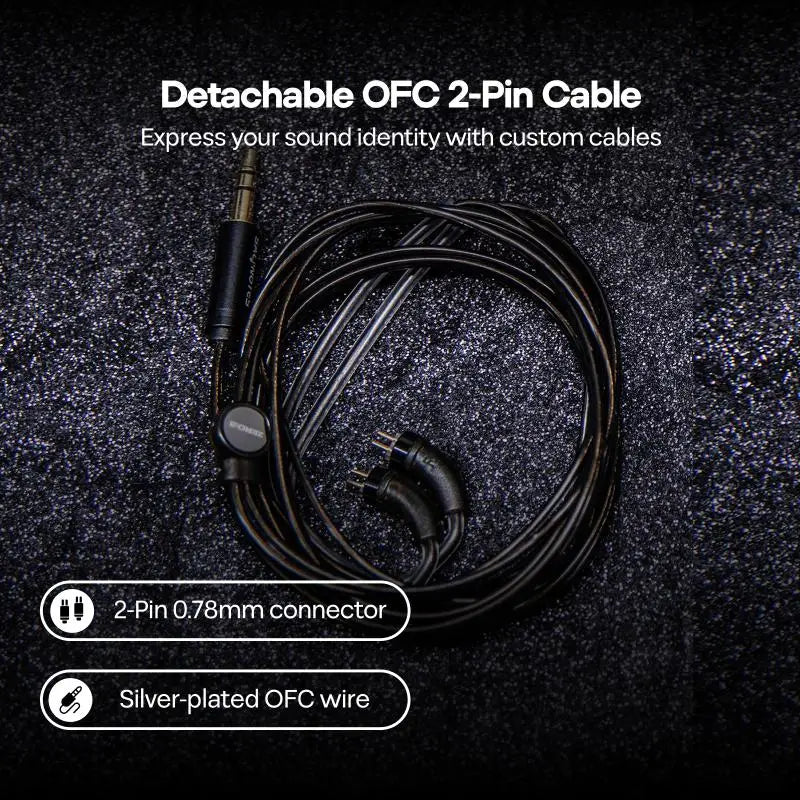 7Hz x Crinacle Zero 2 IEM – Dynamic Hi-Fi In-Ear Monitor with Detachable Cable