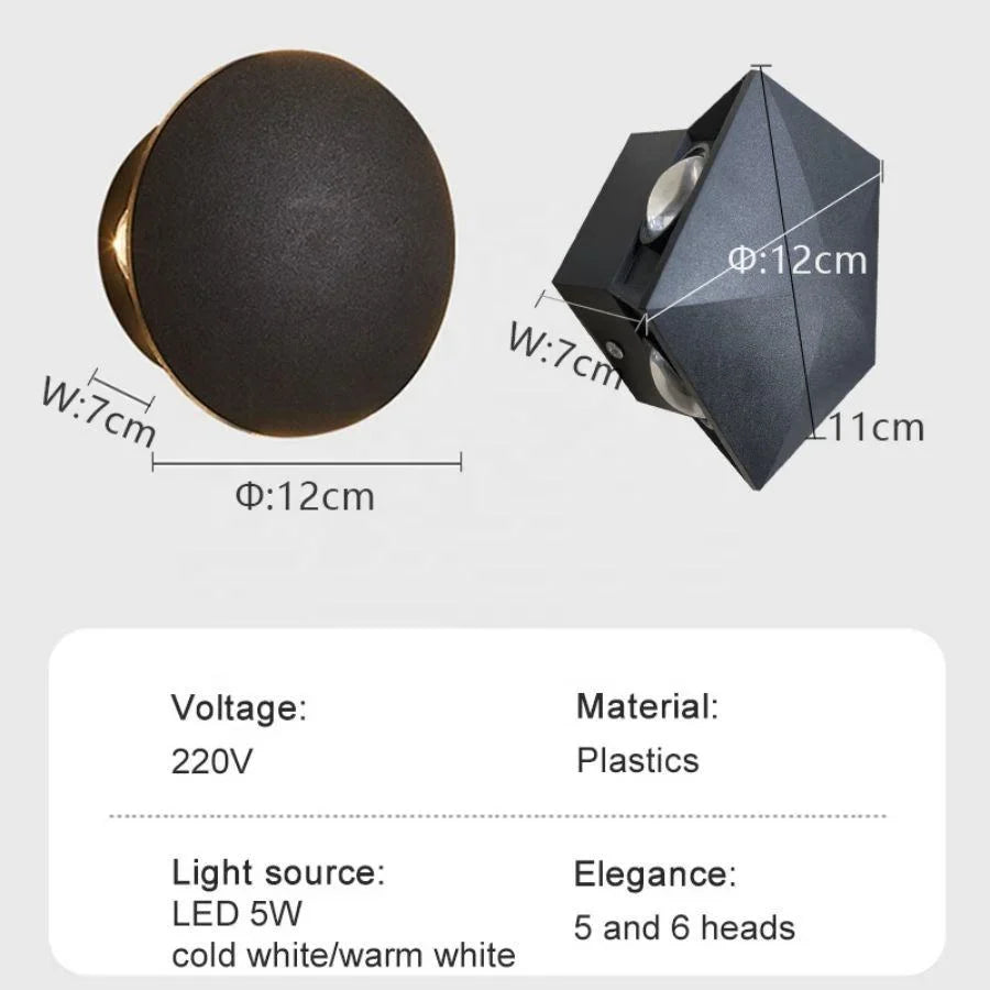 Modern Minimalist LED Wall Lamp