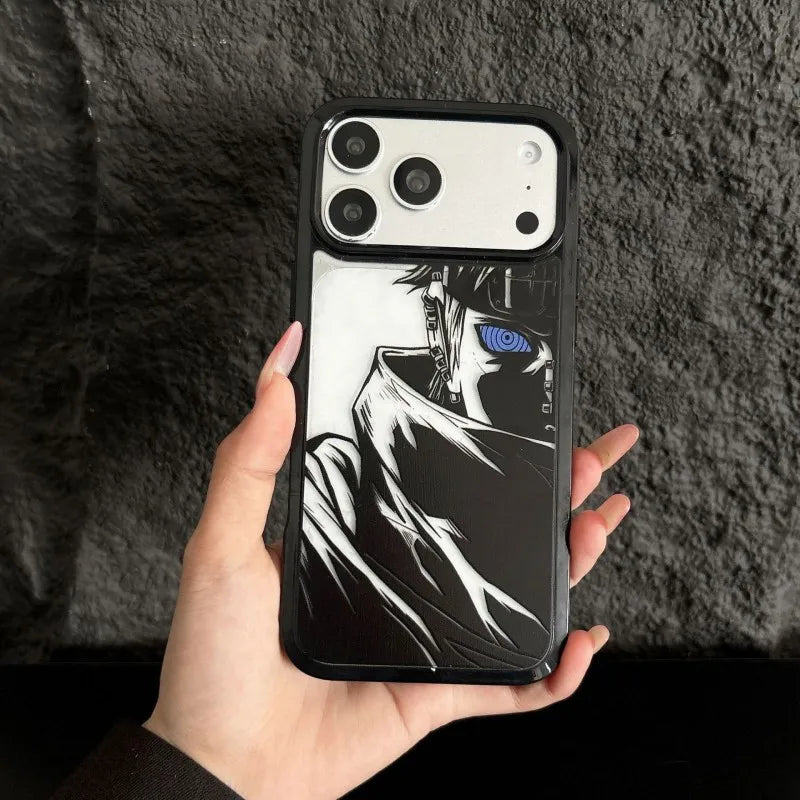 Fashion transparent UV print cartoon gojo jujutsu kaisen anime mobile