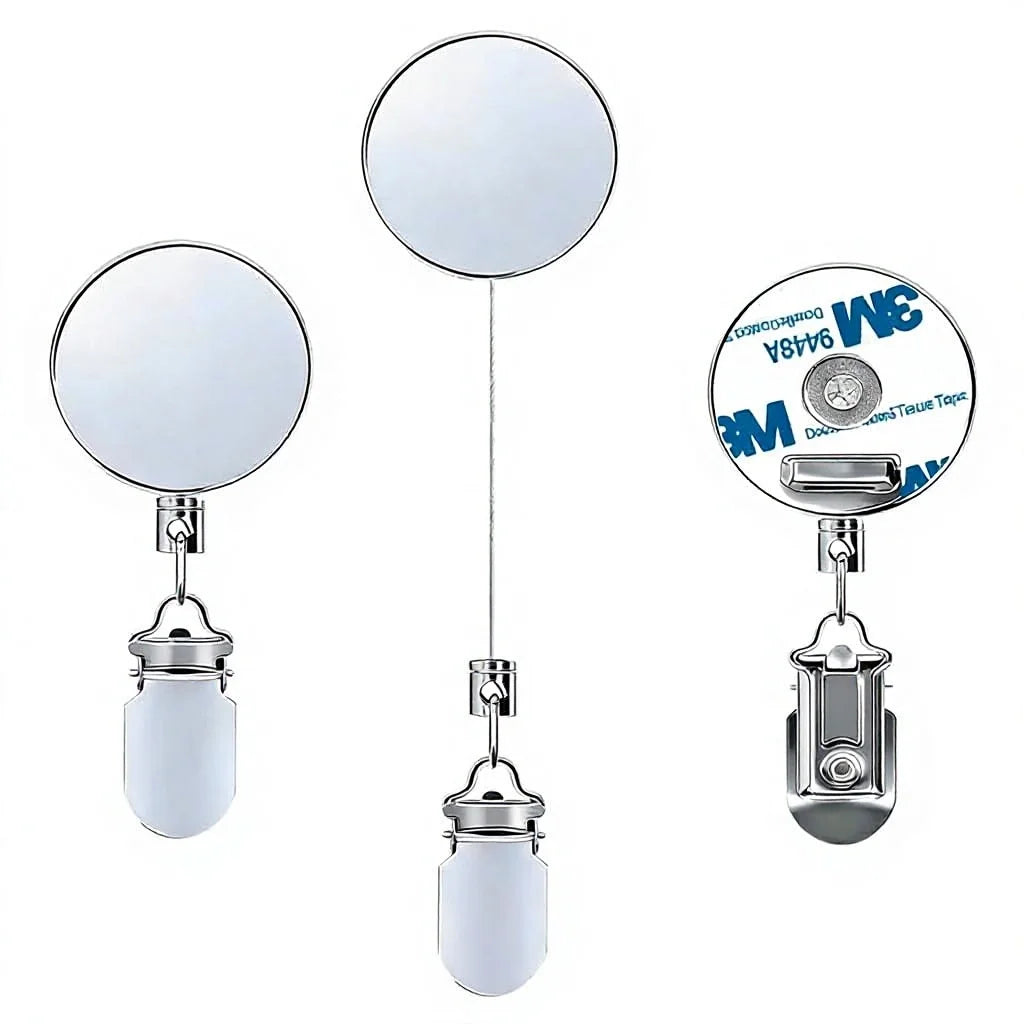 Stainless Steel Retractable Buckle 4cm Wire No-Punch Towel Clip