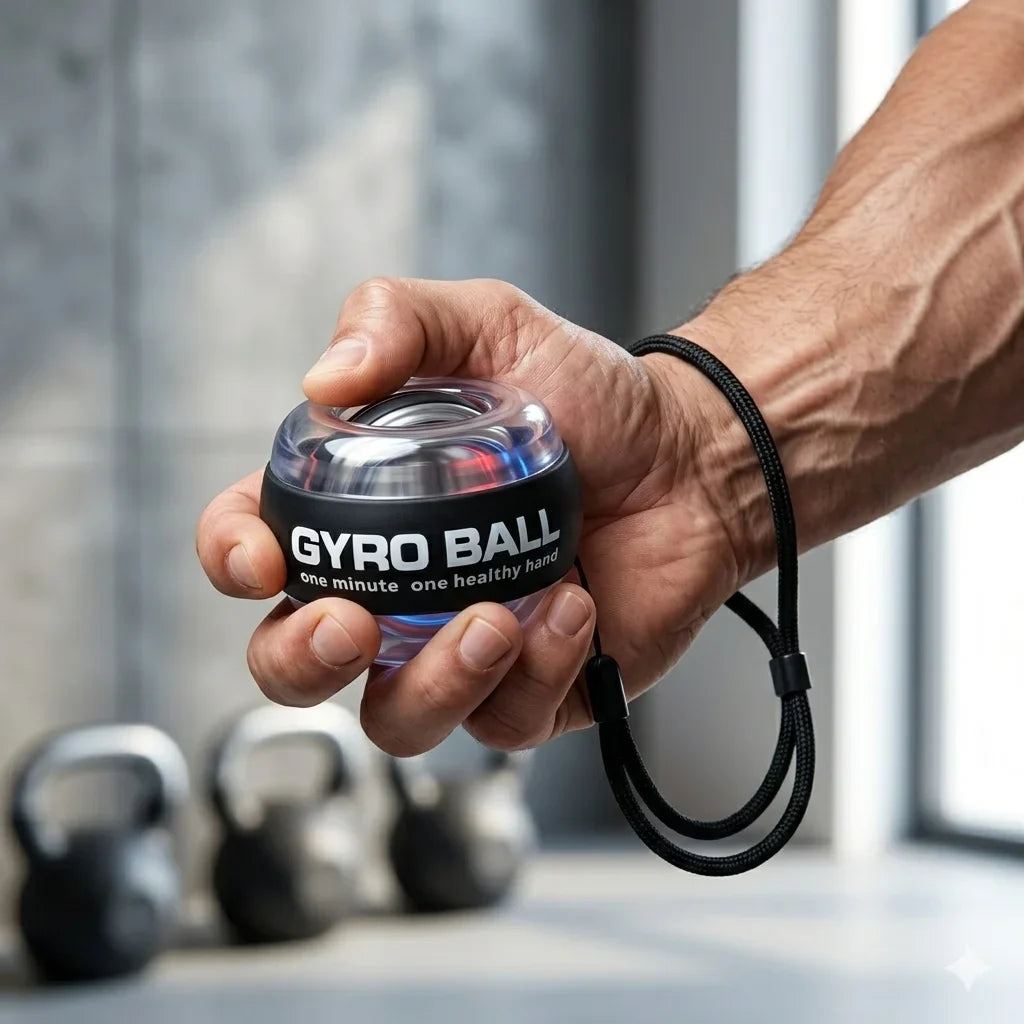Fitness Equipment Durable Hand Grip Ball LED Gyro Ball