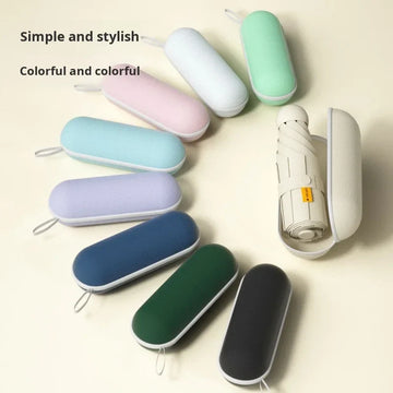 Mini Light 5-fold Portable Manual Umbrella UPF50+ UV Protection