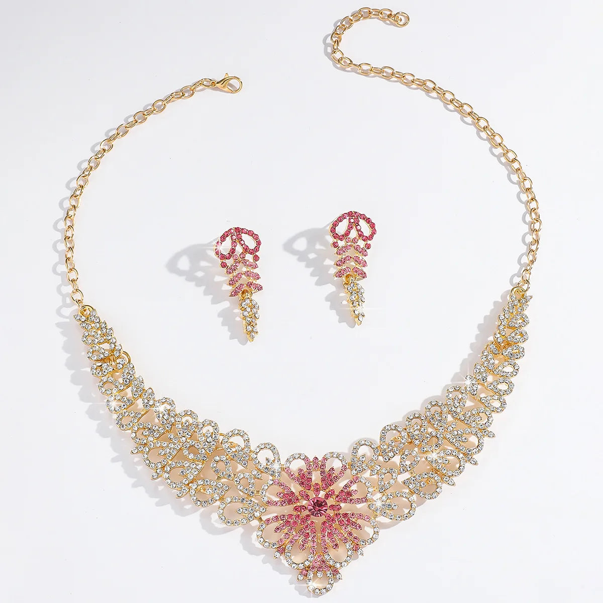 Elegant Diamond Wedding Jewelry Set