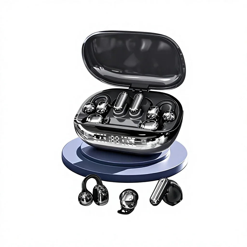Open-Ear Clip Wireless Earphones – Active Noise Cancellation, Bluetooth 6.0 & Long Standby Battery