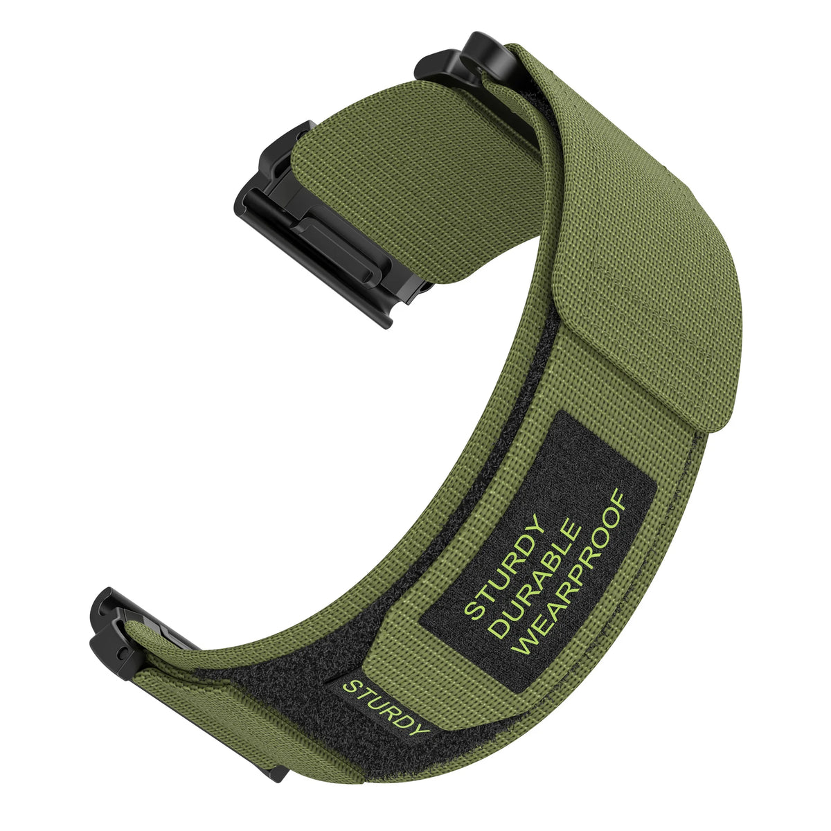Chungming Outdoor Rugged Woven Nylon Sport Adjustable Watch Band