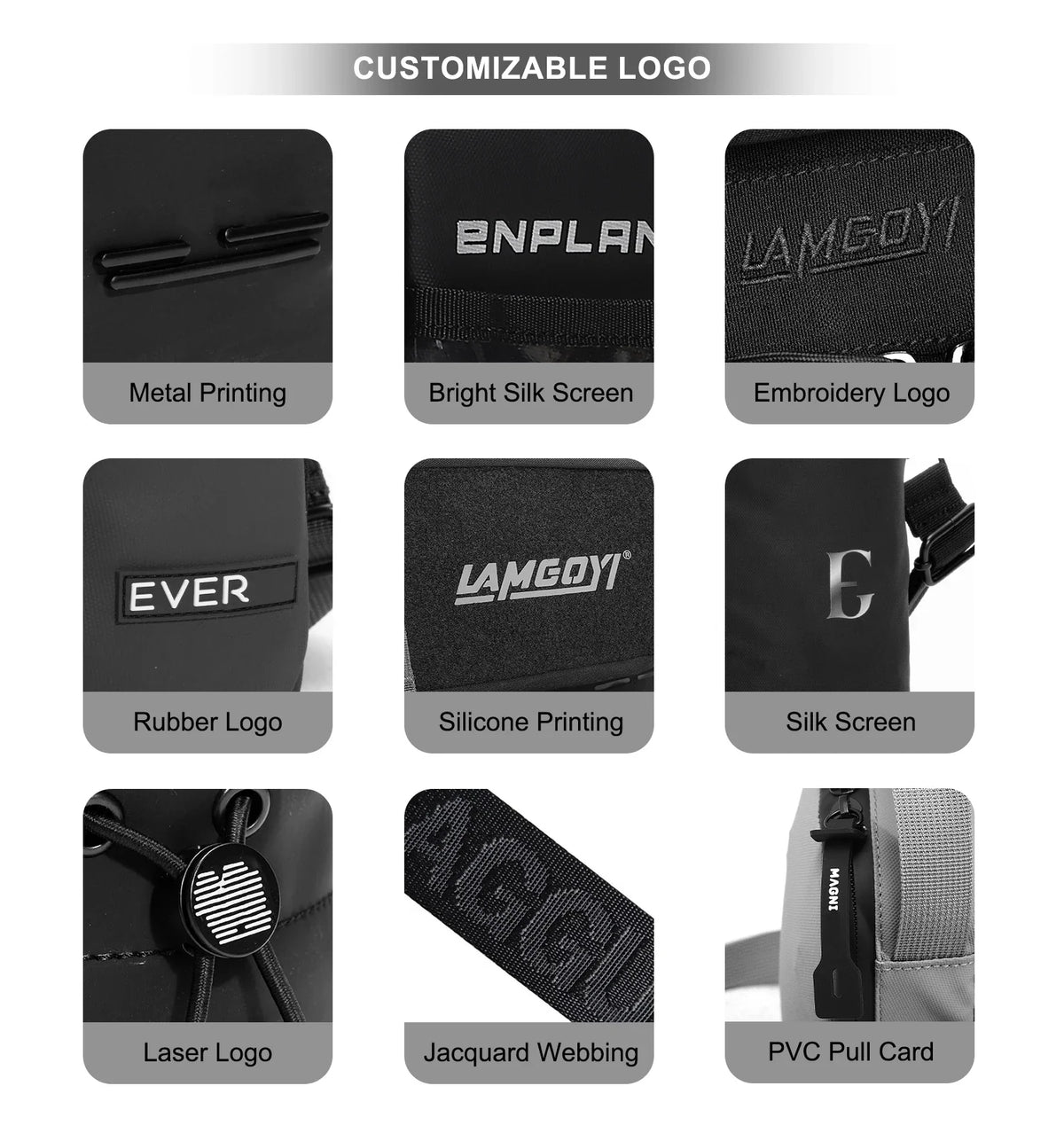LAMGOYI Waterproof Magnetic Gym Bag