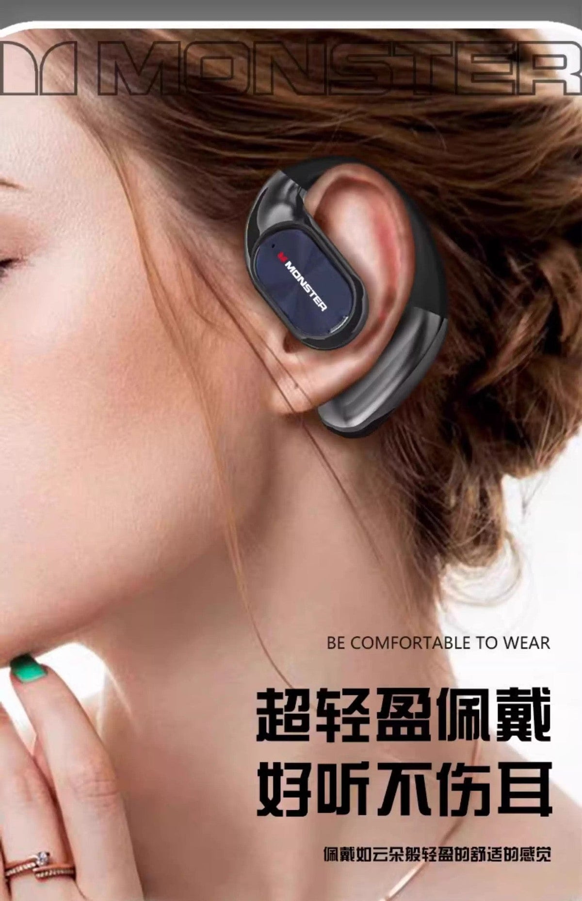 Monster OpenAC530 Double-Folding Open-Ear Wireless Earphones