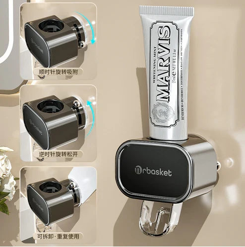Wall-Mounted Automatic Toothpaste Squeezer